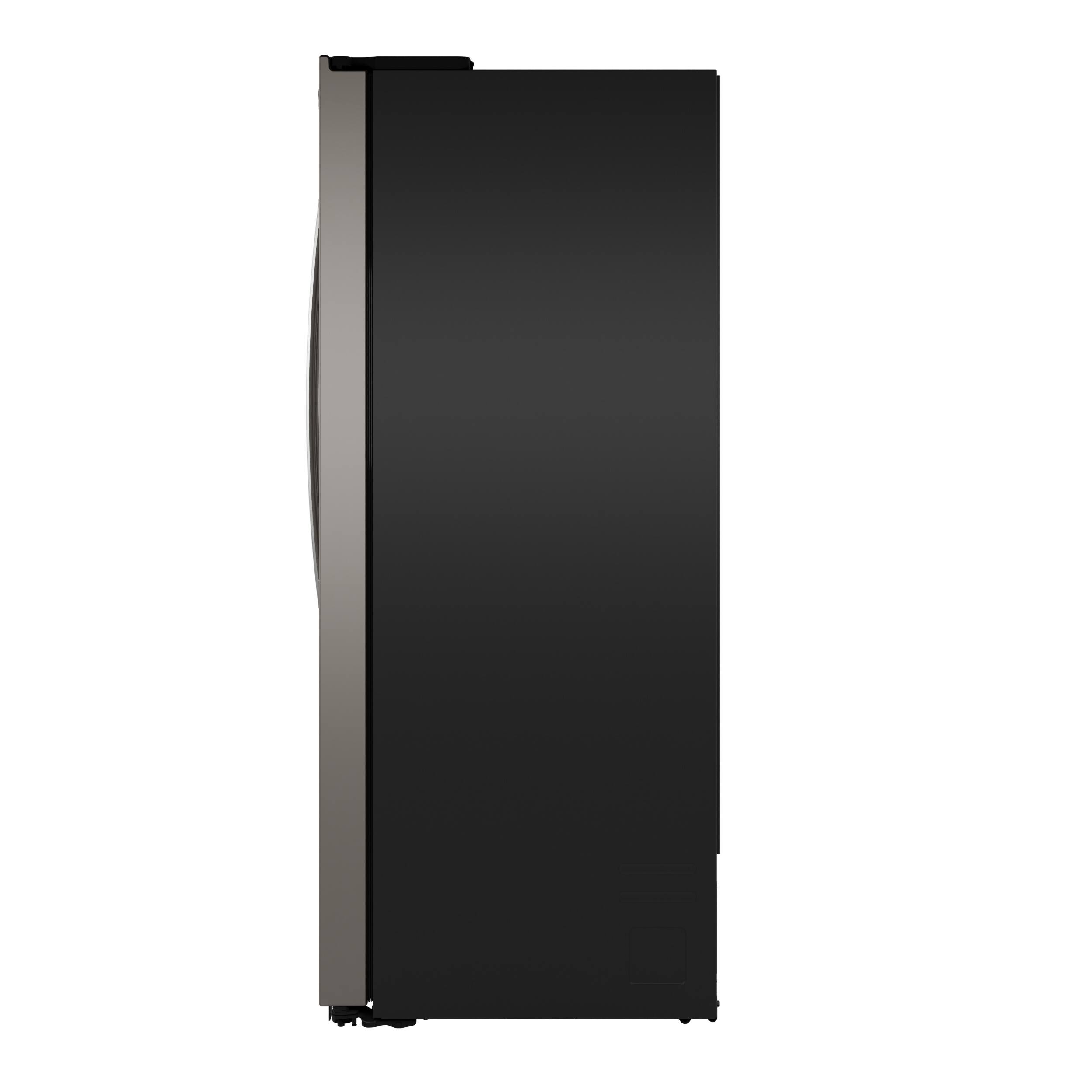 Alt View 37. GE - 36 in. Wide 23.6 Cu. Ft. Counter-Depth Side-By-Side Refrigerator with Extra Tall Dispenser and In-Door Icemaker - Slate.