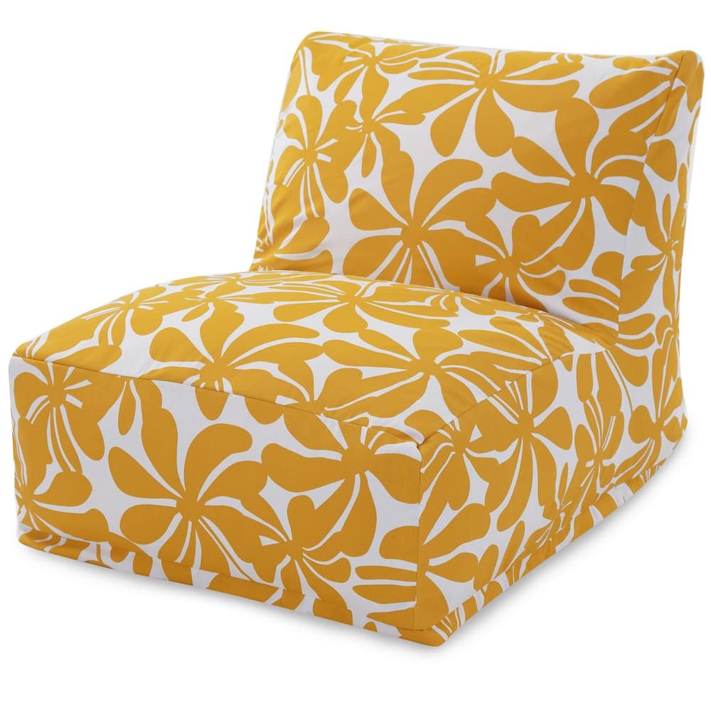 Majestic Home - Chair Lounger Plantation - Yellow