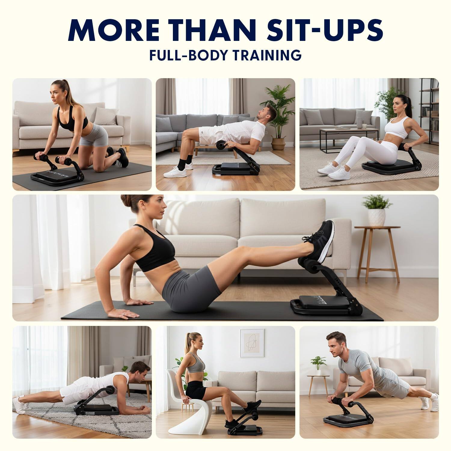 MORE THAN SIT-UPS  
FULL-BODY TRAINING