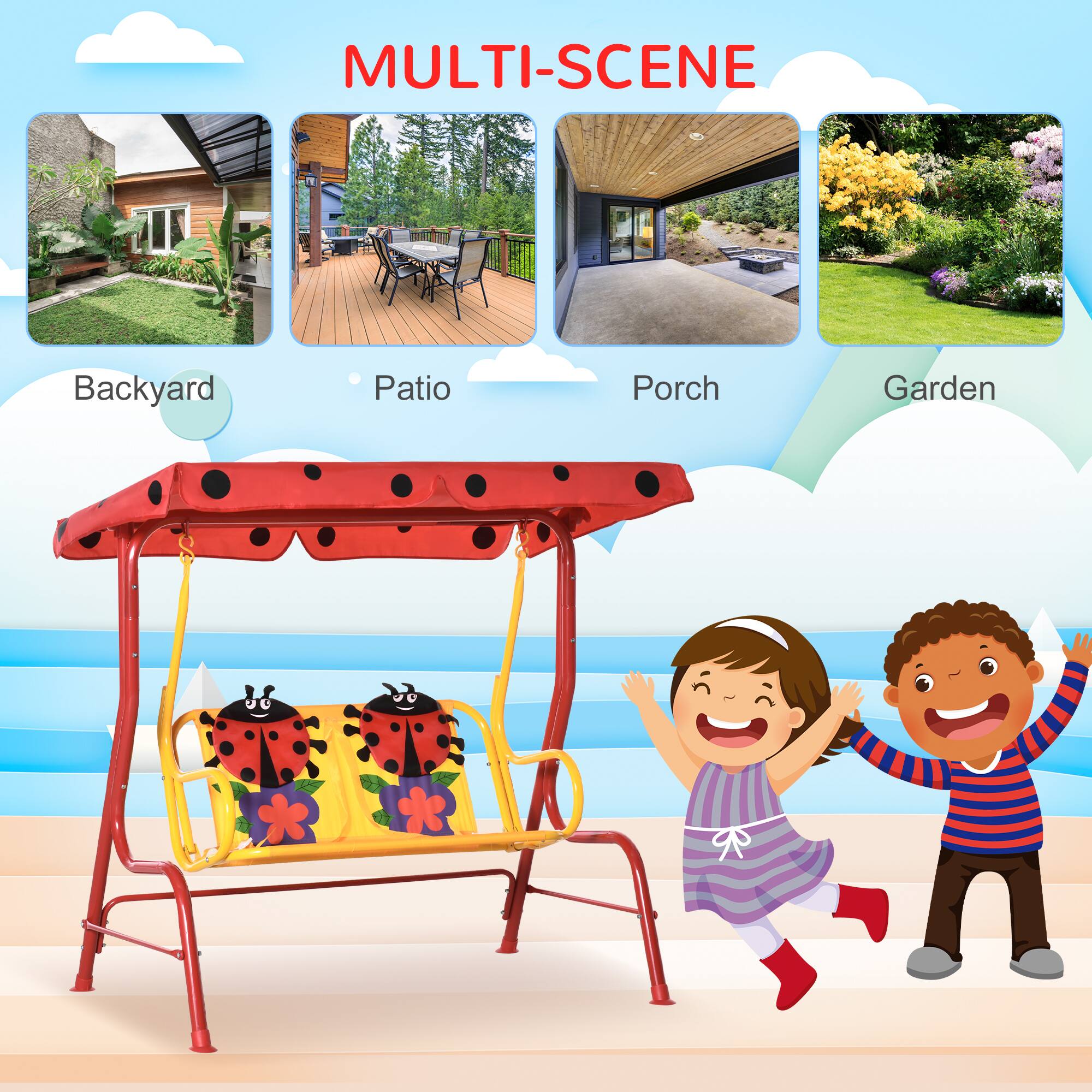 MULTI-SCENE  
Backyard  
Patio  
Porch  
Garden