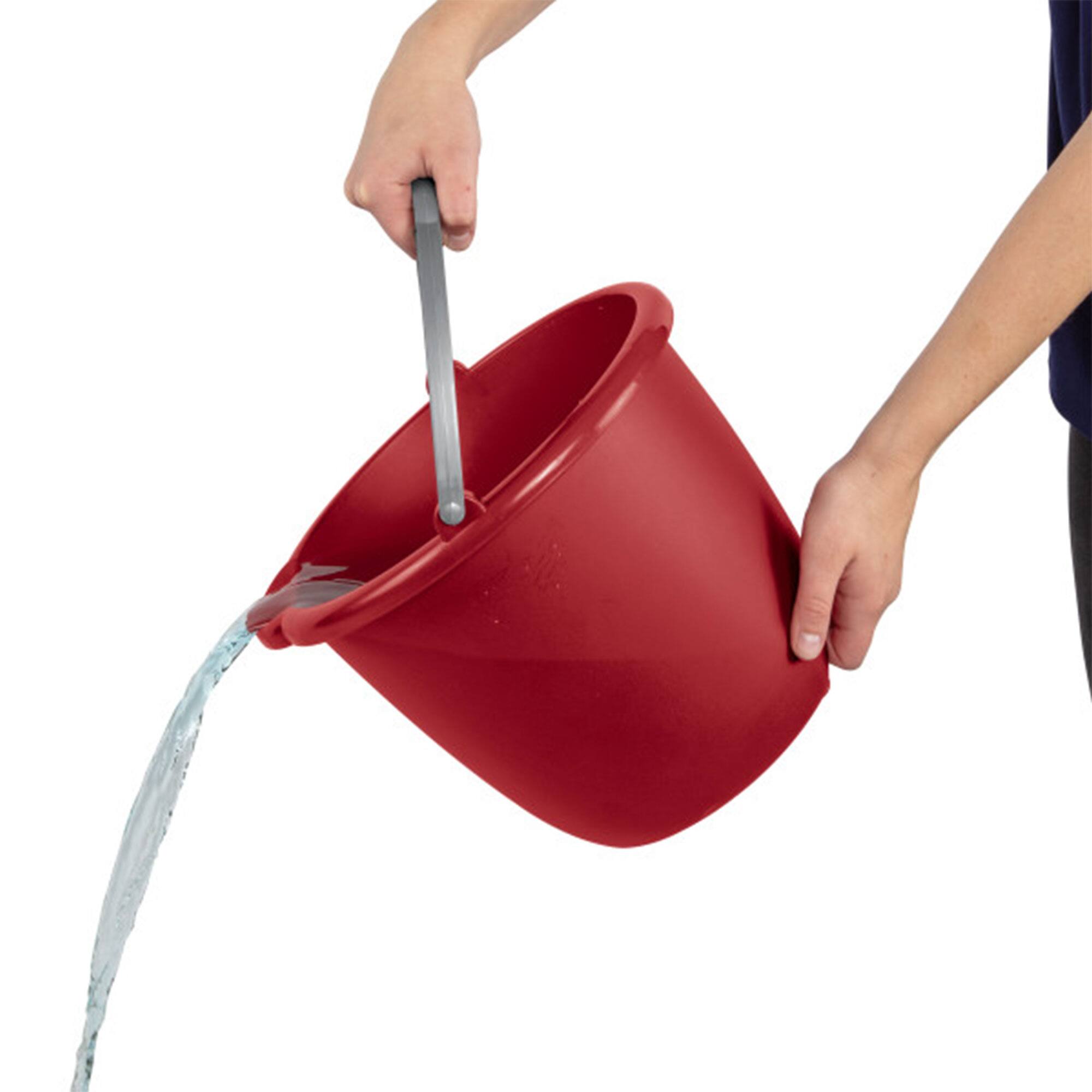 Alt View 4. Sterilite - Sterilite Large 10 Qt Easy Pour Spout Pail with Comfy Grip Handle, Red (36 Pack) - Red.