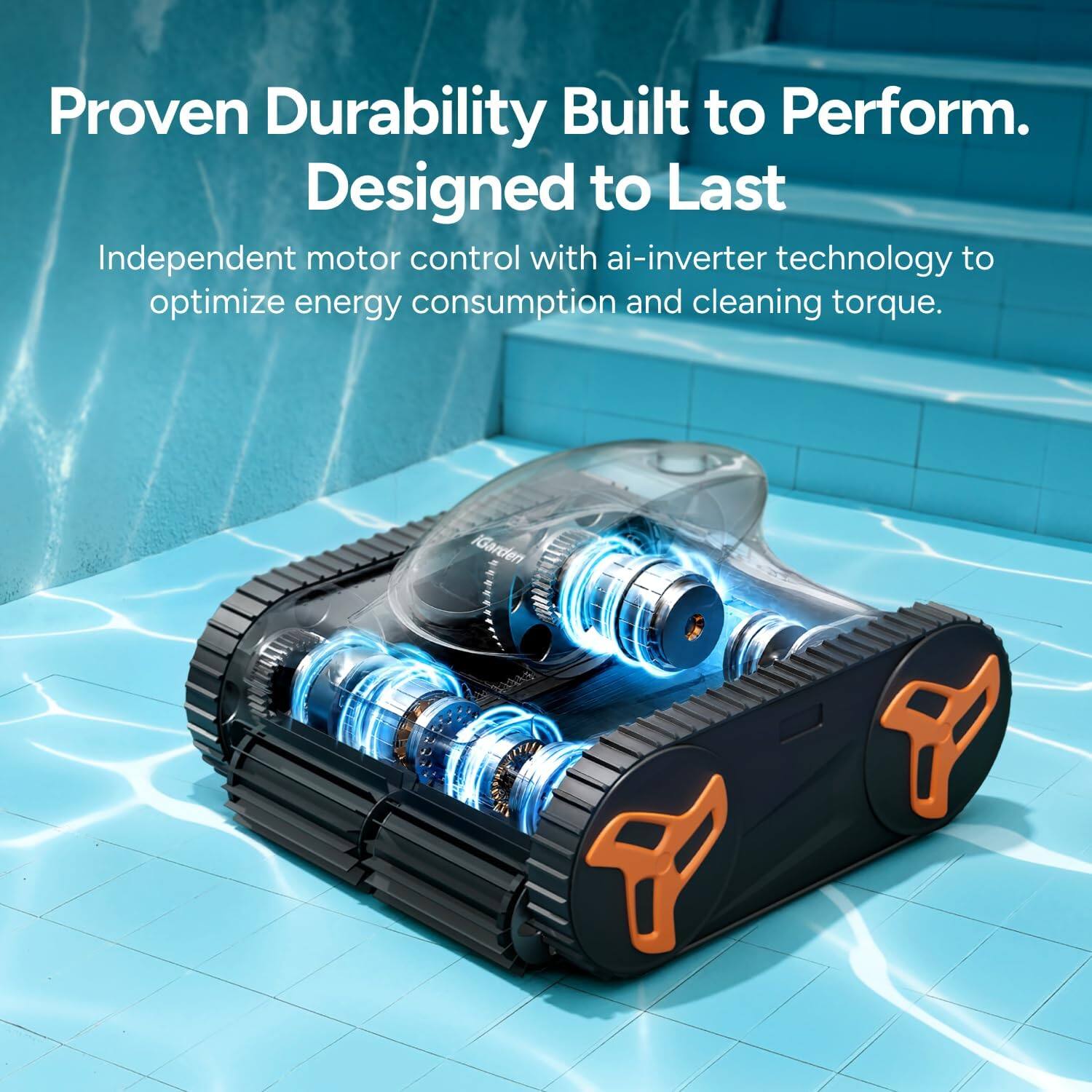 Proven Durability Built to Perform.  
Designed to Last  

Independent motor control with ai-inverter technology to optimize energy consumption and cleaning torque.