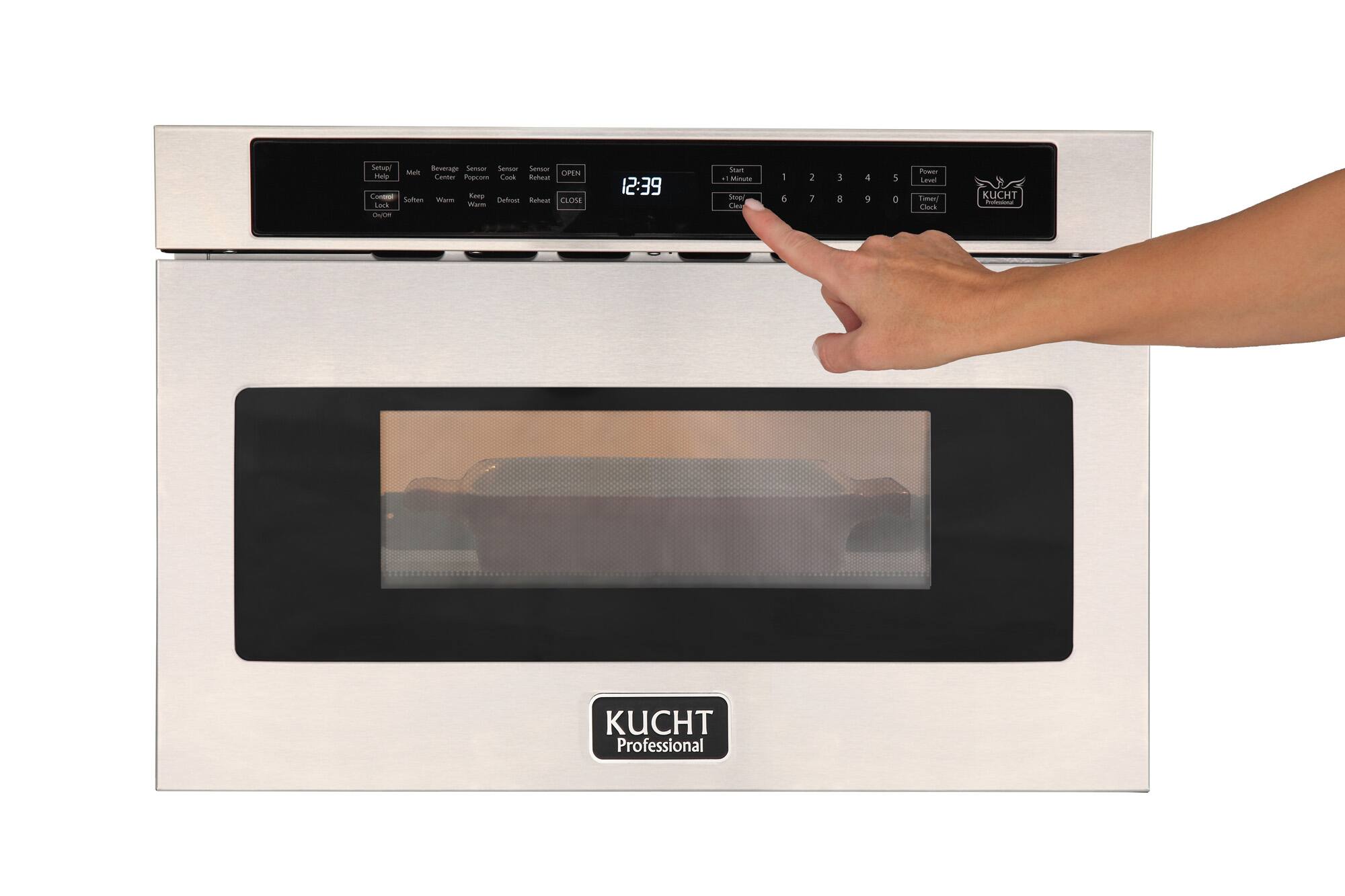 Set up Help Melt Center Warm Keep Warm Defrost Reheat Close Lock Open Power Level Timer/Clock KUCHT - KUCHT Professional