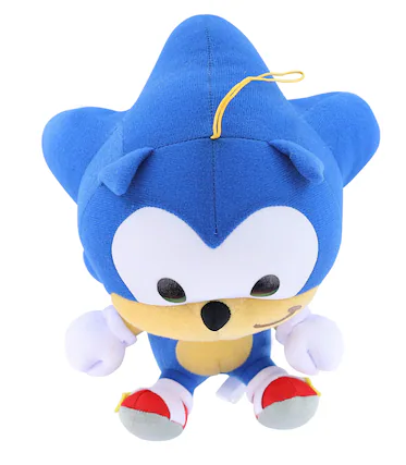 Front. Great Eastern - SONIC THE HEDGEHOG - SD SONIC SITTING PLUSH 7" - Blue.