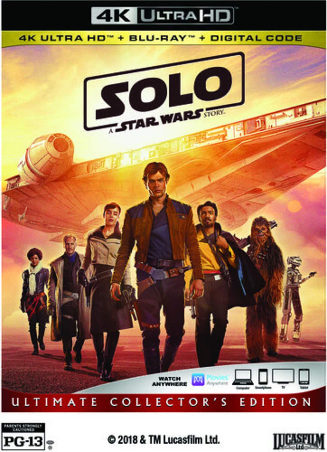 Solo: A Star Wars Story   - 4K Blu-Ray [Standard] [4K Ultra HD Blu-ray]