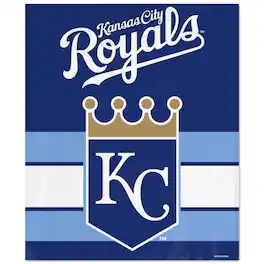 WinCraft - Kansas City Royals Ultra Plush 50" x 60" Throw Blanket - Multicolor