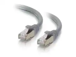 Cables to Go - C2G 00651 Cat6a Cable - Snagless Shielded Ethernet Network Patch Cable, Gray (20 Feet, 6.09 Meters)