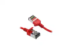 Front. Nippon Labs - Nippon Labs 60CAT8-0.5-30RD 0.5ft Cat8 Red U/FTP 30AWG 40Gbps Ethernet Cable.