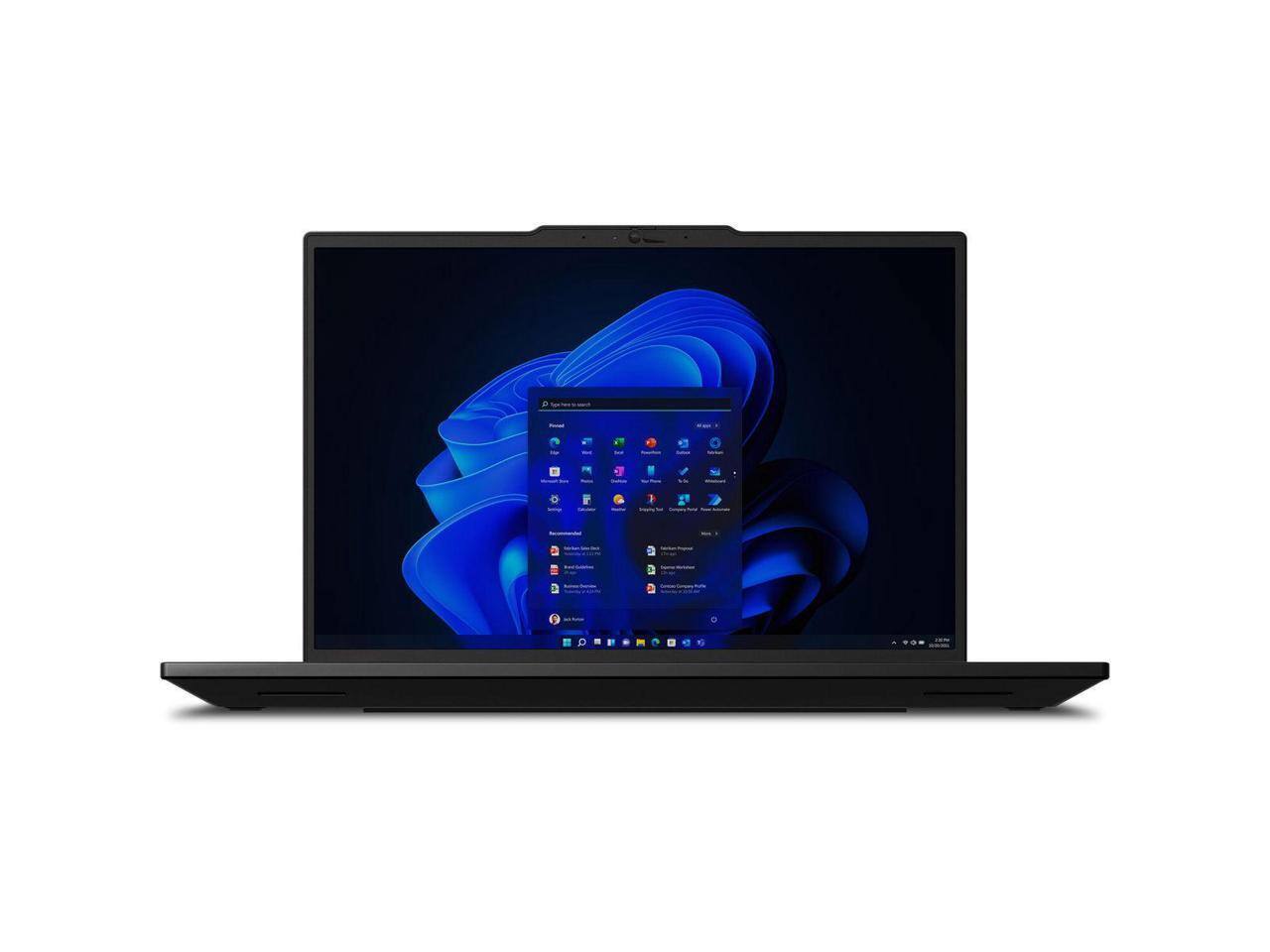 Alt View 9. Lenovo - Lenovo ThinkPad P14s Gen 5 14" RTX 500Ada Ultra 7 155H 16GB 512GB FPR Win11P - Black.