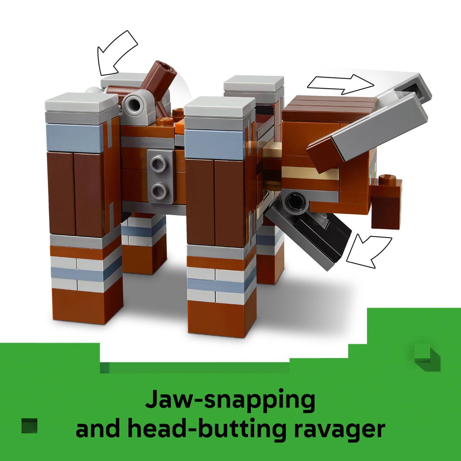 Jaw-snapping and head-butting ravager
