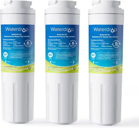 Waterdrop
Model: WD-F07
Replacement for: Maytag* filter UKF8001
Operating specifications:
Capacity: 100 gallons (378.5 liters)
Flow rate: 1.5 gpm (5.6 lpm)
Temperature: 35-100°F (1.7-37.8°C)
Filter life: 6 months or 100 gallons (378.5 liters), whichever comes first.
NSF Certified to NSF/ANSI Standard 42 for chlorine reduction.
NSF Certified to NSF/ANSI Standard 42 for taste and odor reduction.
NSF Certified to NSF/ANSI Standard 42 for lead reduction.
UNLOCK
Ongda EcoPure Filter Co., Ltd.
Address: 10-15, 100-1,
Seongnam-si, Gyeonggi-do,
Korea
Email: info@ongda.com
Website: www.ongda.com
24/7
Waterdrop
Model: WD-F07
Replacement for: Maytag* filter UKF8001
Operating specifications: