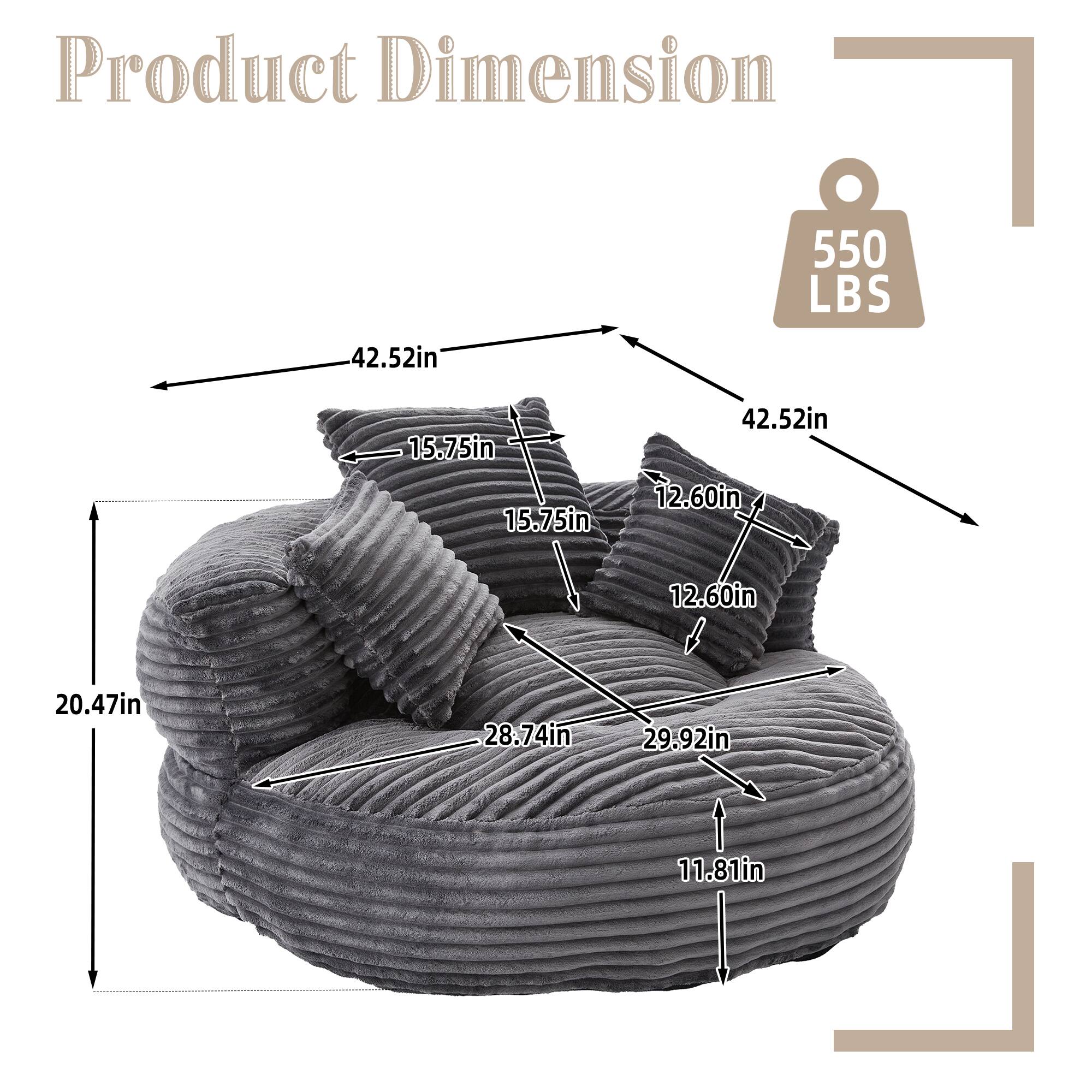 Product Dimension:  
42.52in x 15.75in x 15.75in x 42.52in x 12.60in x 12.60in x 20.47in x 28.74in x 29.92in x 11.81in  
Weight: 550 LBS