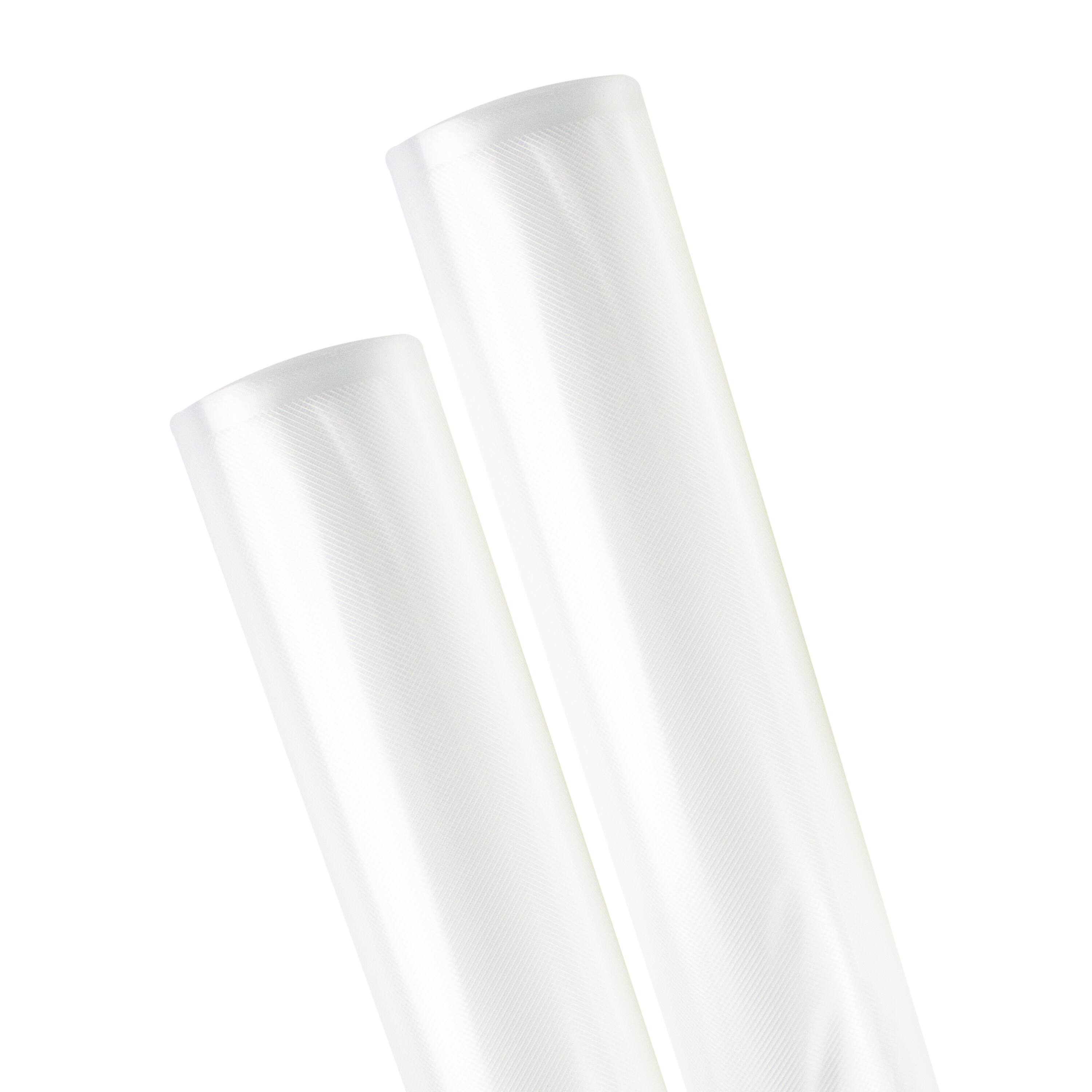 Left. Nesco - 2-Pack Replacement Bag Rolls 8-in. X 20-ft. - Clear.