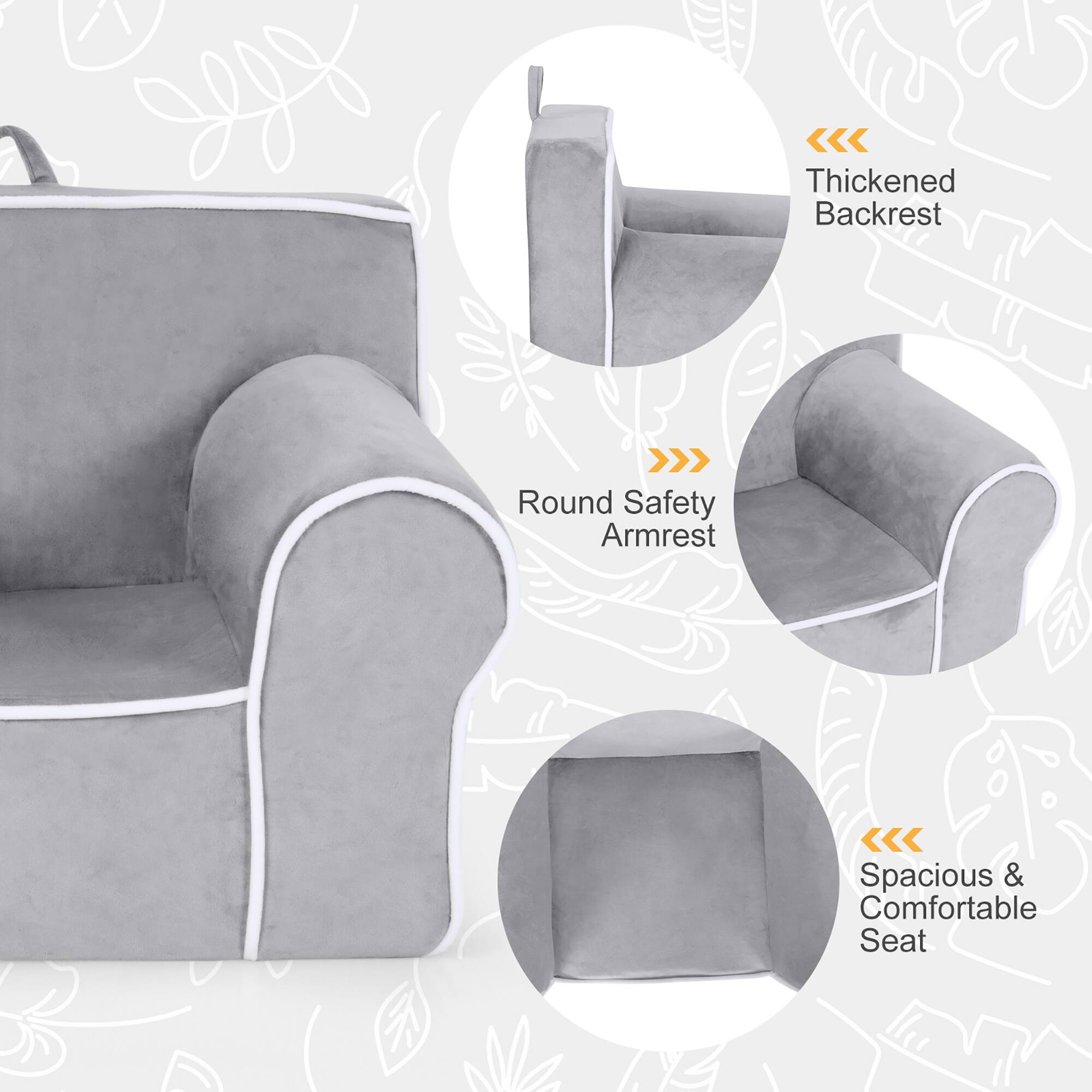 - Thickened Backrest
- Round Safety Armrest
- Spacious & Comfortable Seat