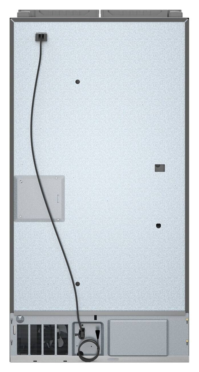 Back. KitchenAid - 20 Cu. Ft. 36-Inch Counter-Depth French Door Refrigerator with Internal Water Dispenser - PrintShield Stainless.