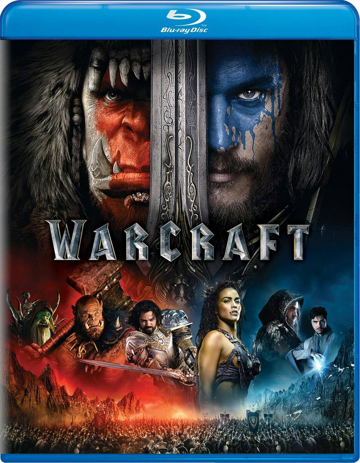 Front. Warcraft: The Beginning (Blu-ray New Box Art) [Blu-ray].