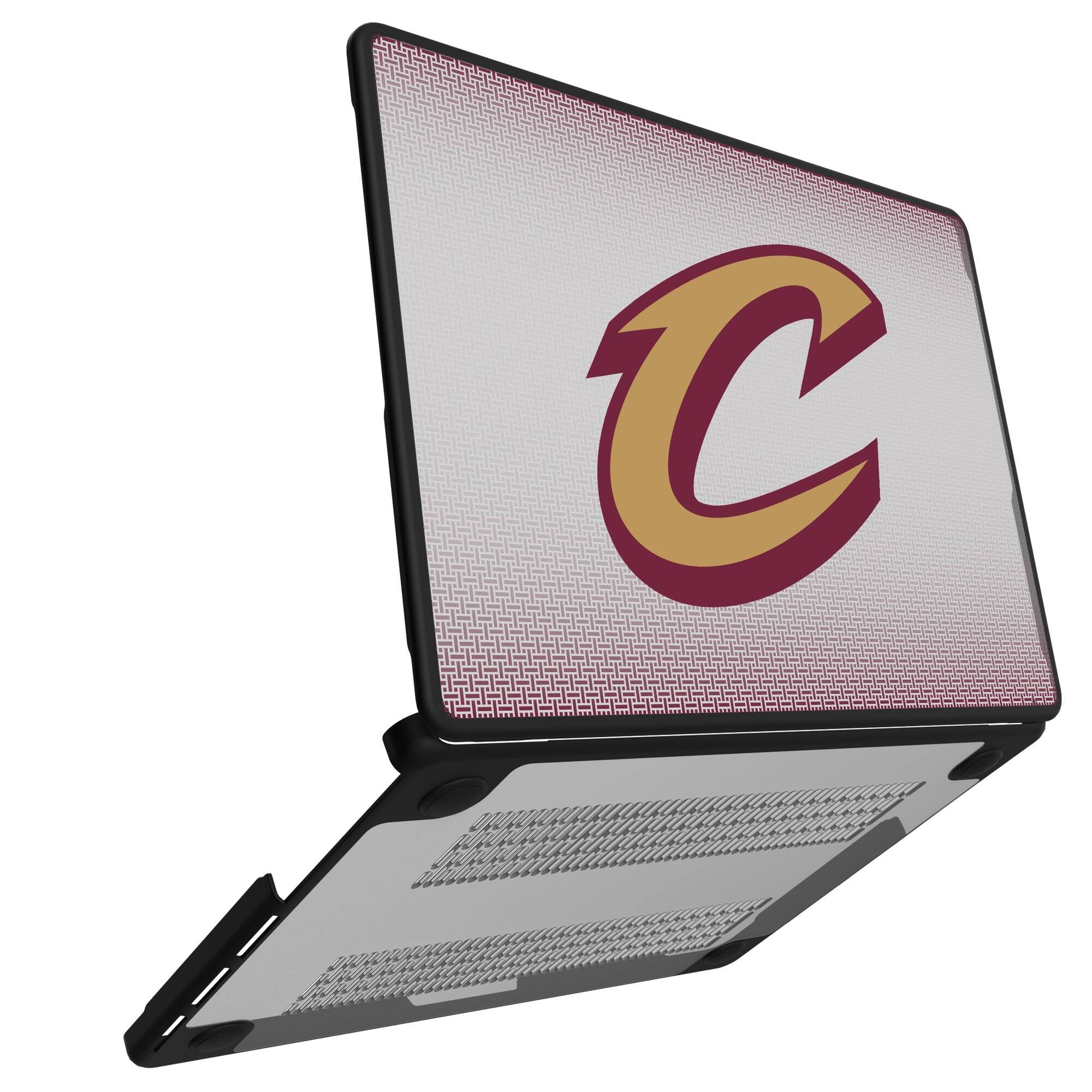 Alt View 1. Keyscaper - Cleveland Cavaliers Linen MacBook Case - Multicolor.