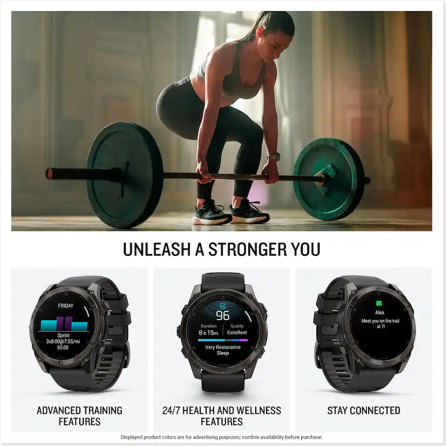 Gym Workout Garmin Watch For Strength Training Garmin Fēnix AMOLED