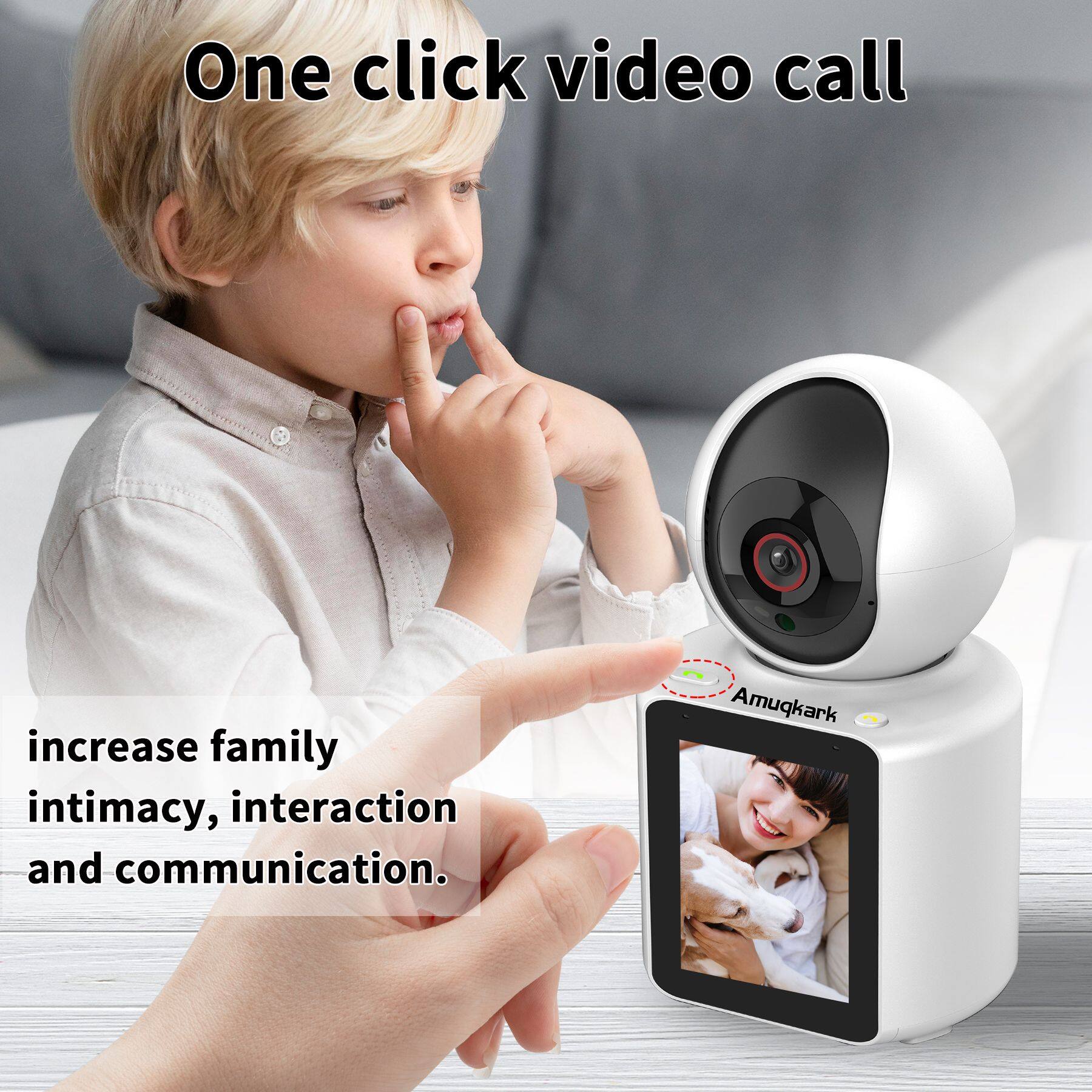 One click video call

increase family intimacy, interaction and communication.