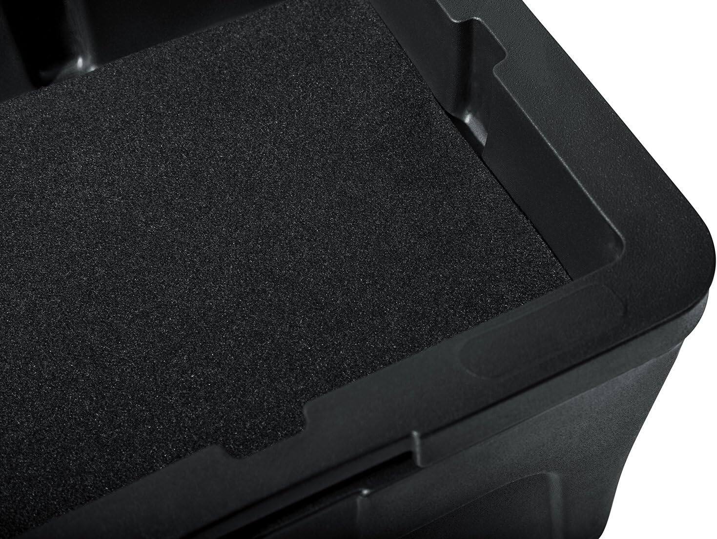 Alt View 1. Gator - Deluxe Molded Drum Hardware Trap Case with Removable Tray and Recessed Wheels, 36" x 14" x 16".