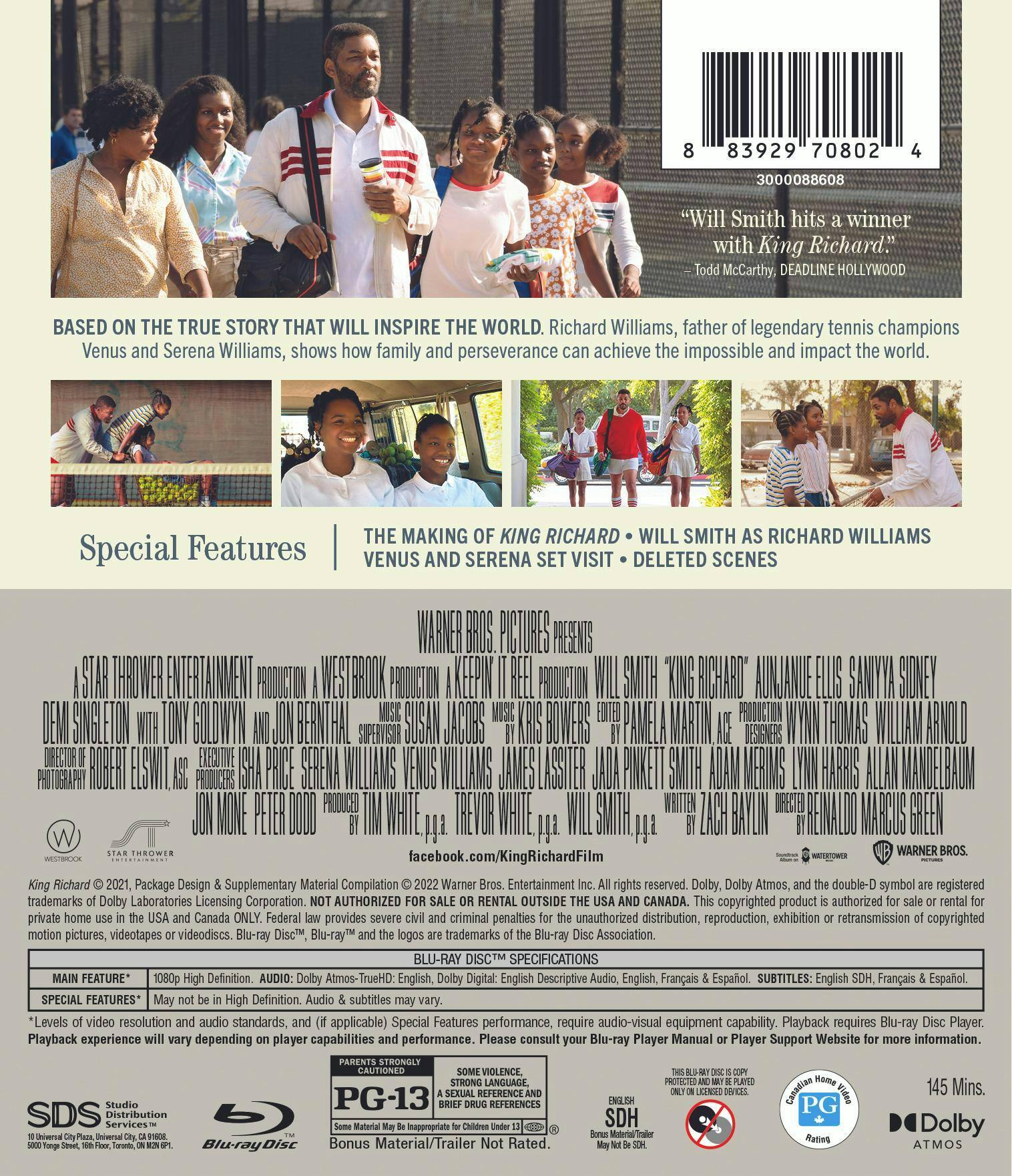 Back. King Richard (Blu-ray) [Blu-ray].