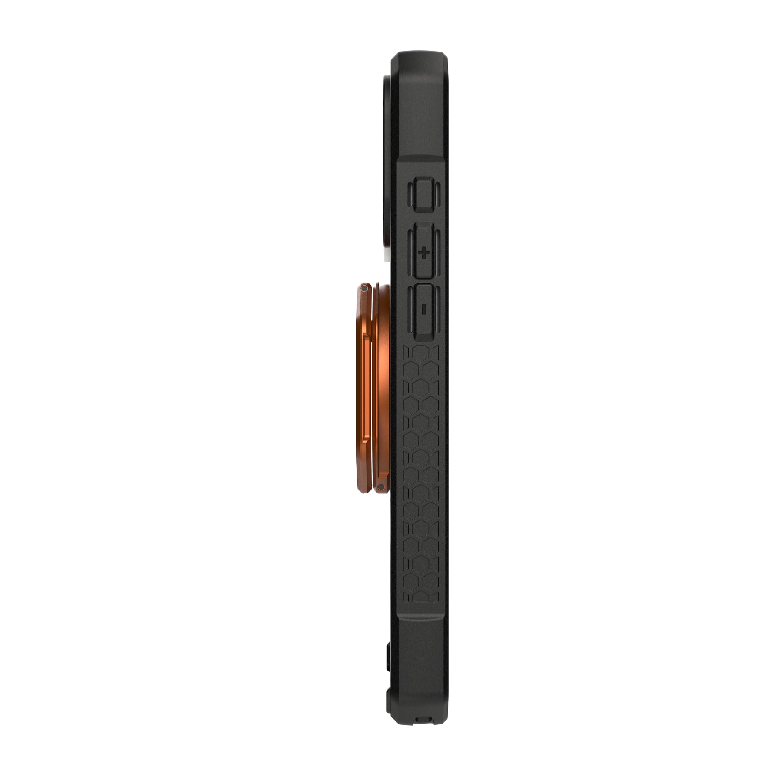 Alt View 8. UAG - Magnetic Ring Stand with Built-in Bottle Opener, Universal MagSafe Phone Grip & Stand - Burnt Orange.
