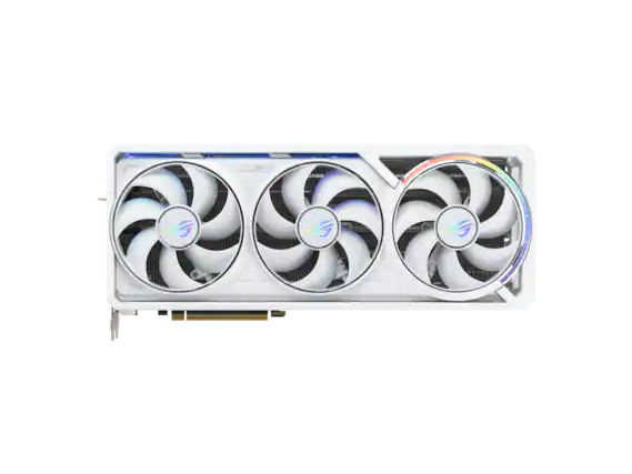 Front. ASUS - ASUS ROG Astral GeForce RTX 5090 32GB GDDR7 PCI Express 5.0 Graphics Card ROG-ASTRAL-RTX5090-O32G-WHITE.
