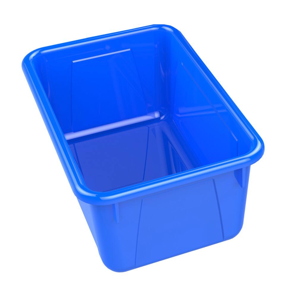 Storex - Small Cubby Bin, Blue