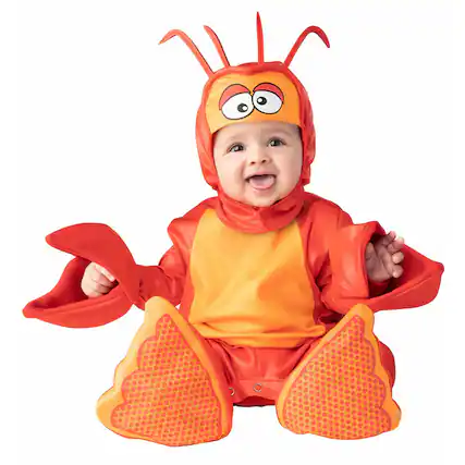Front. InCharacter - Baby Loveable Lobster Costume Medium - Multi-Colored.