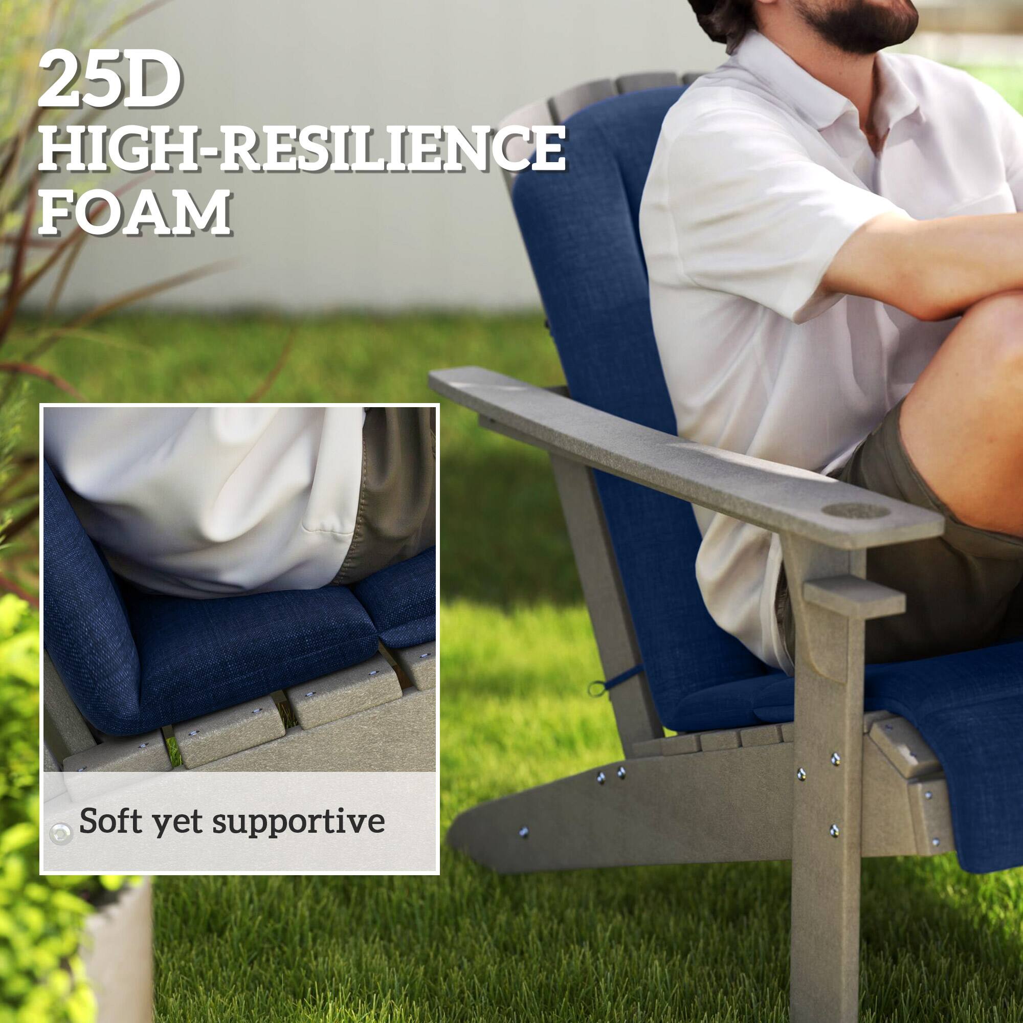 25D HIGH-RESILIENCE FOAM  
Soft yet supportive