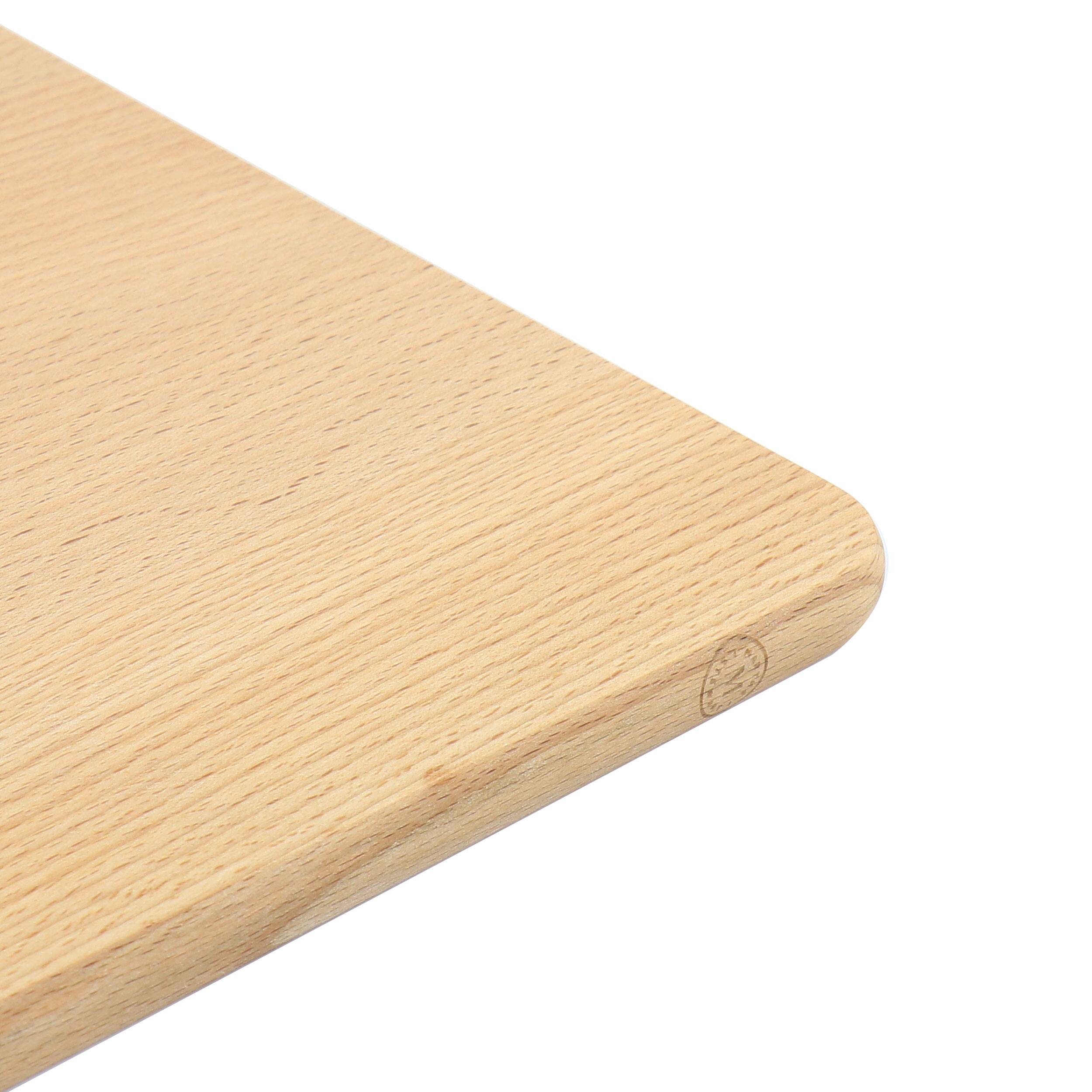 Alt View 2. Martha Stewart - Martha Stewart 14 x 11 inch Beech Wood Cutting Board - Light Brown.