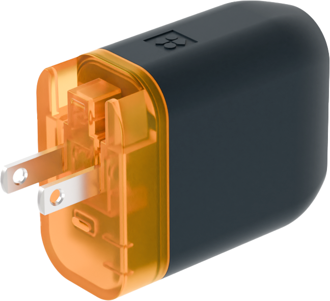 Angle. Genki - Covert Dock 3 (Global Edition) - 65W Charger with Integrated Universal Docking for the Nintendo Switch 2 - Black.