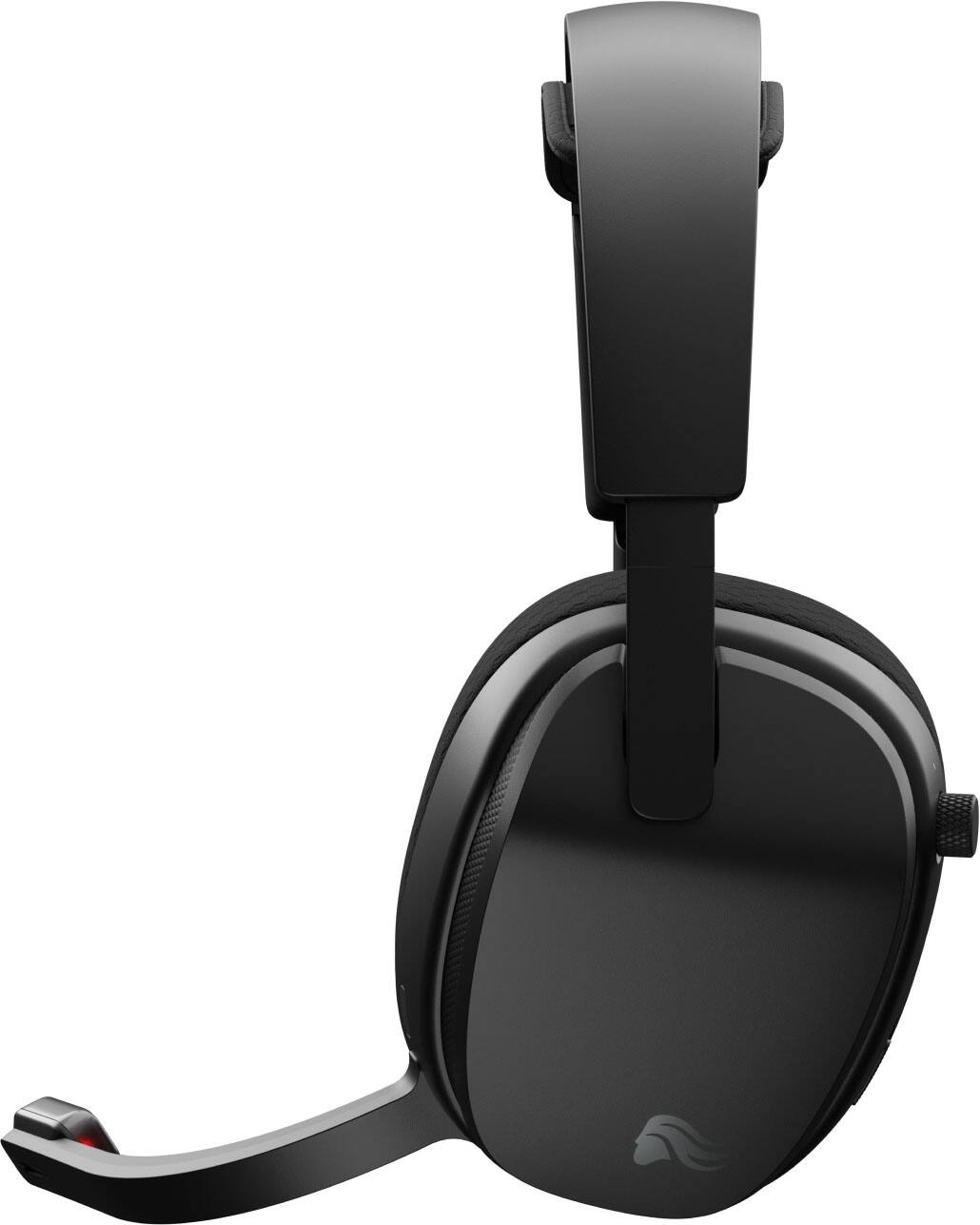 Alt View 17. Glorious - GHS Wireless InfinitePlay 2.4/Bluetooth Over-Ear Wireless Gaming Headset + Base Station for PC, PS5, PS4 and Switch - Black.