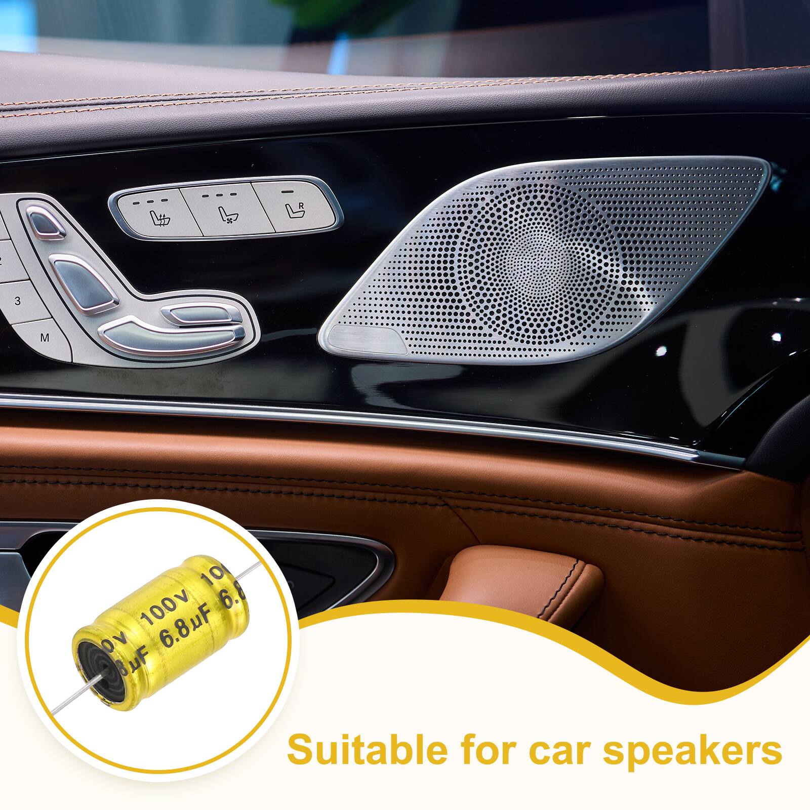3 M 10 100v 6.8 OV 6.8F BUF Suitable for car speakers