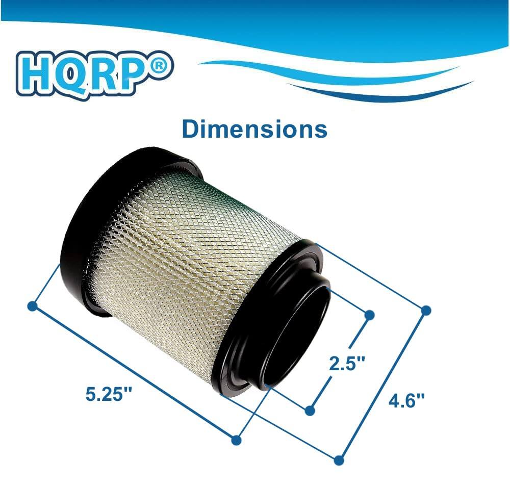 HQRP Dimensions 2.5" 5.25" 4.6"