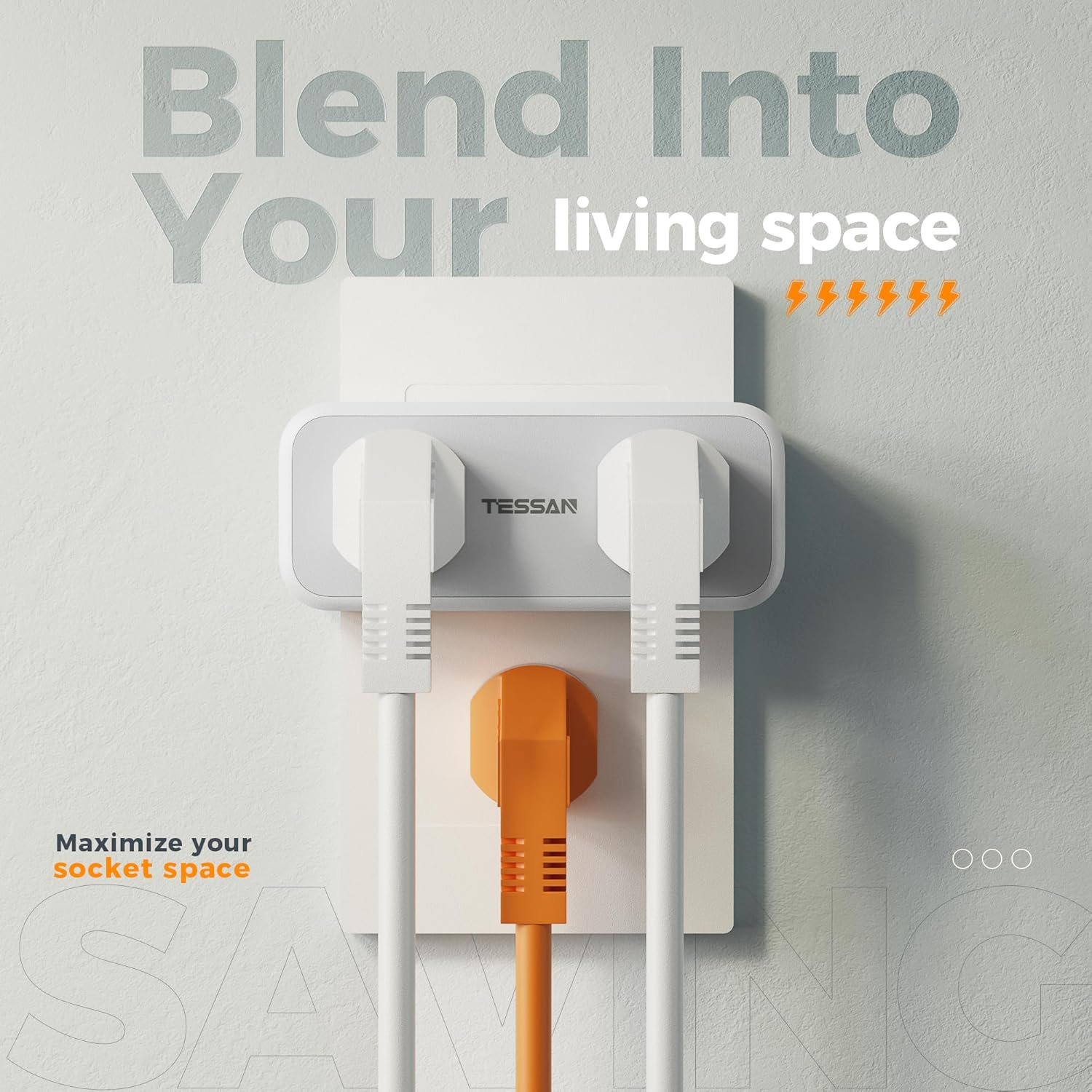 Blend Into Your Living Space

Maximize Your Socket Space

TESSAN