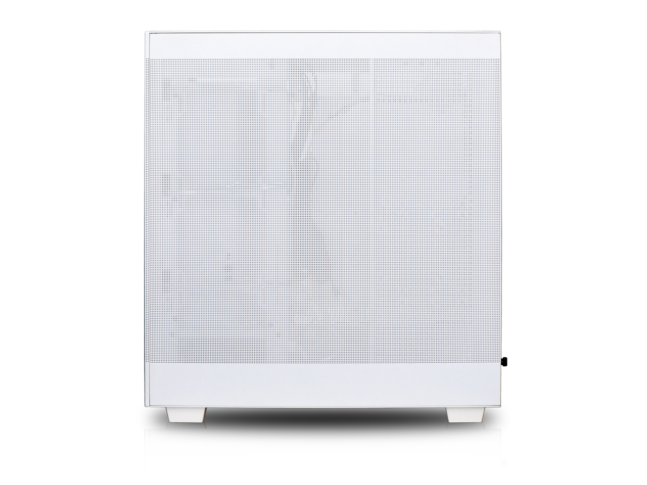 Alt View 4. Rosewill - Rosewill Helium Flow White Mid Tower Computer Gaming Case, Mesh Panel, ATX, Tool-less, High-Airflow, 1x 120mm PWM Fan - White.