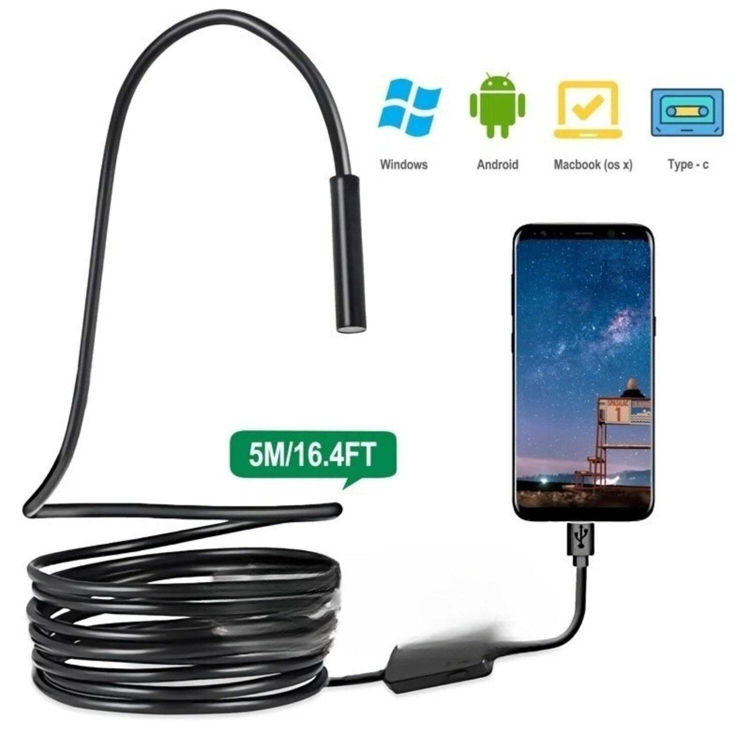 Windows Android Macbook (os x) Type C  
5M/16.4FT