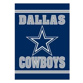 Evergreen Enterprises - Dallas Cowboys 28" x 44" Double-Sided Embossed Suede House Flag - Multicolor