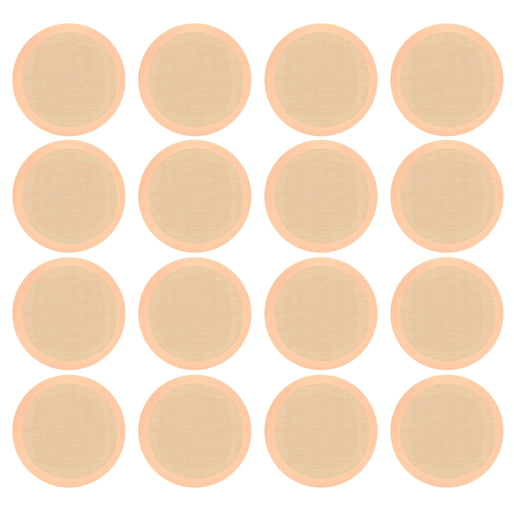 Front. Pyle - Pyle PDIC Series 250W 8" Round Flush Mount In Wall/In Ceiling Speakers, 8 Pair.