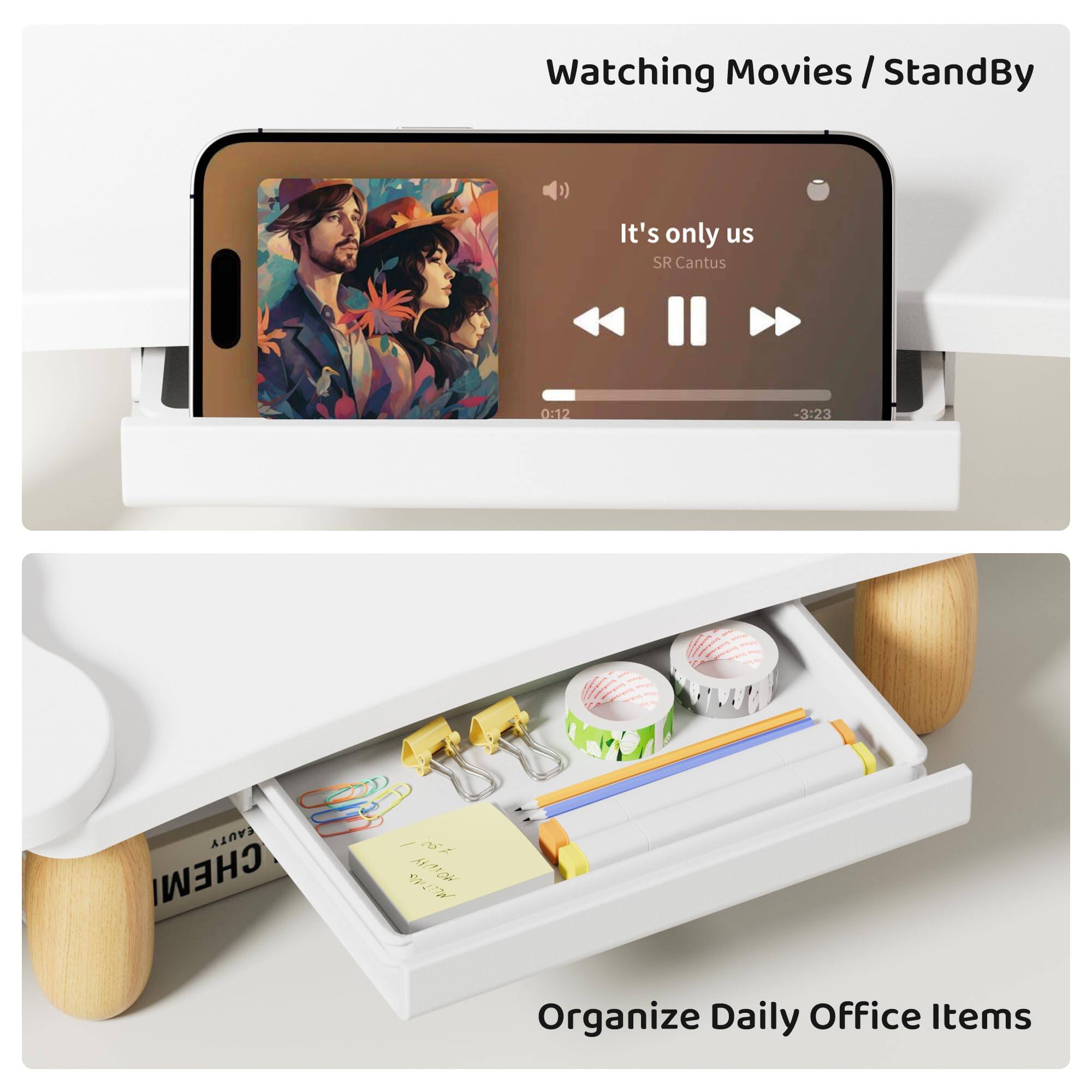 Watching Movies / StandBy

It's only us
SR Cantus

Organize Daily Office Items