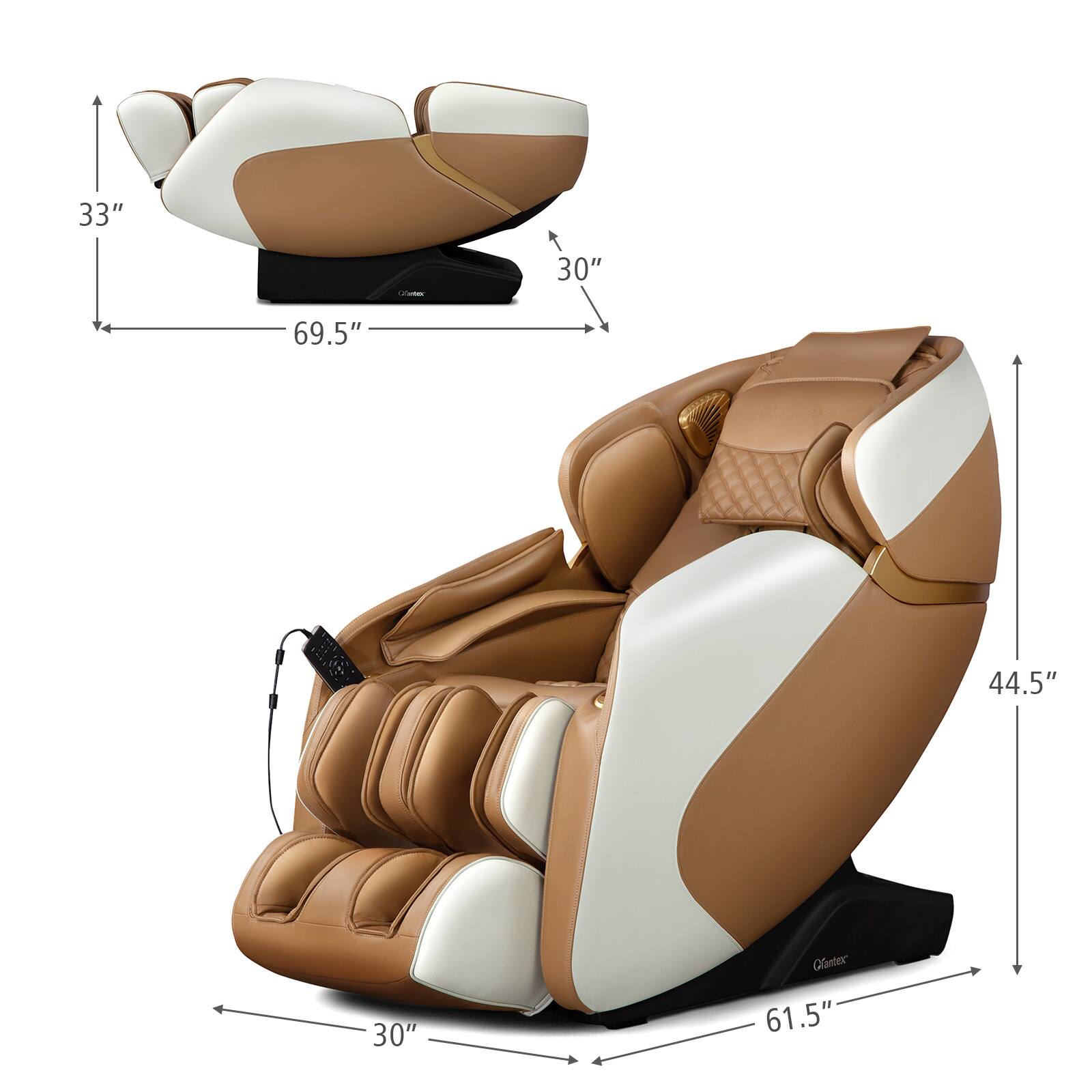 Costway Relaxe Zero Gravity Shiatsu Massage Chair with