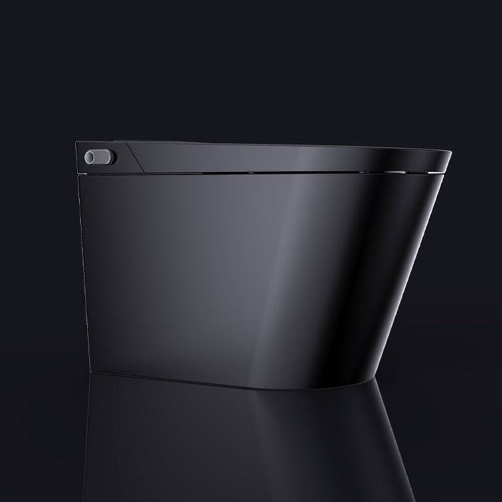 Alt View 2. Boyel Living - Black Pro Version Smart Toilet Multi Mode Cleaning Heated Seat Auto Lid Sensor Flush Premium Full Function Design - BLACK.