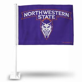 Rico Industries - Northwestern St Demons 11x14 Window Mount 2-Sided Car Flag - Multi