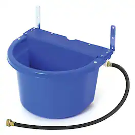 Little Giant - FW16BLUE 4 Gal Auto Float Controlled Waterer Livestock Water Trough - Multicolor