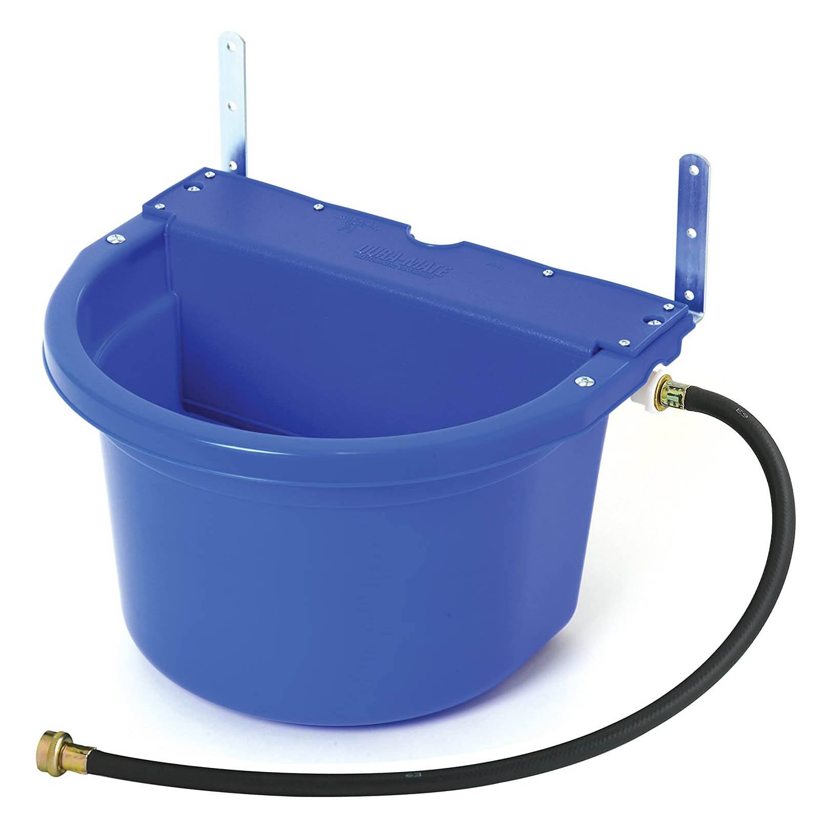 Front. Little Giant - Little Giant FW16BLUE 4 Gal Auto Float Controlled Waterer Livestock Water Trough - Multicolor.