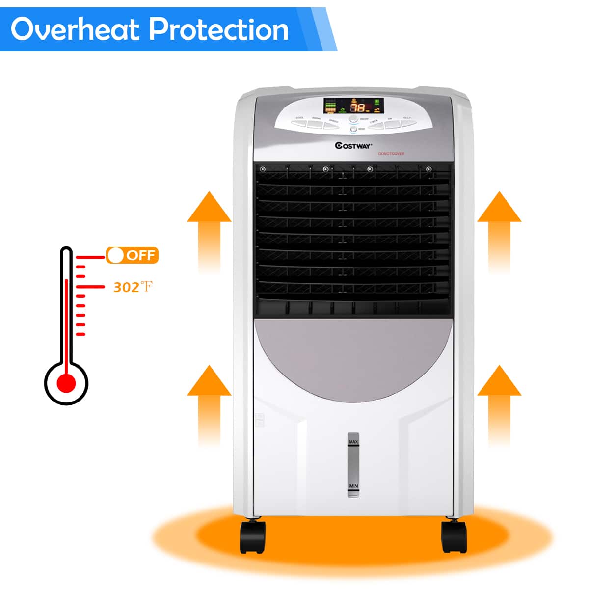 Overheat Protection: 1.5 - 38°C: 7 - 95°F MAX: 302°F OFF