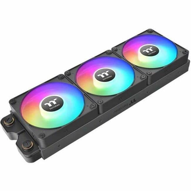 Thermaltake - CT140 EX Reverse fan 3 pack - Black