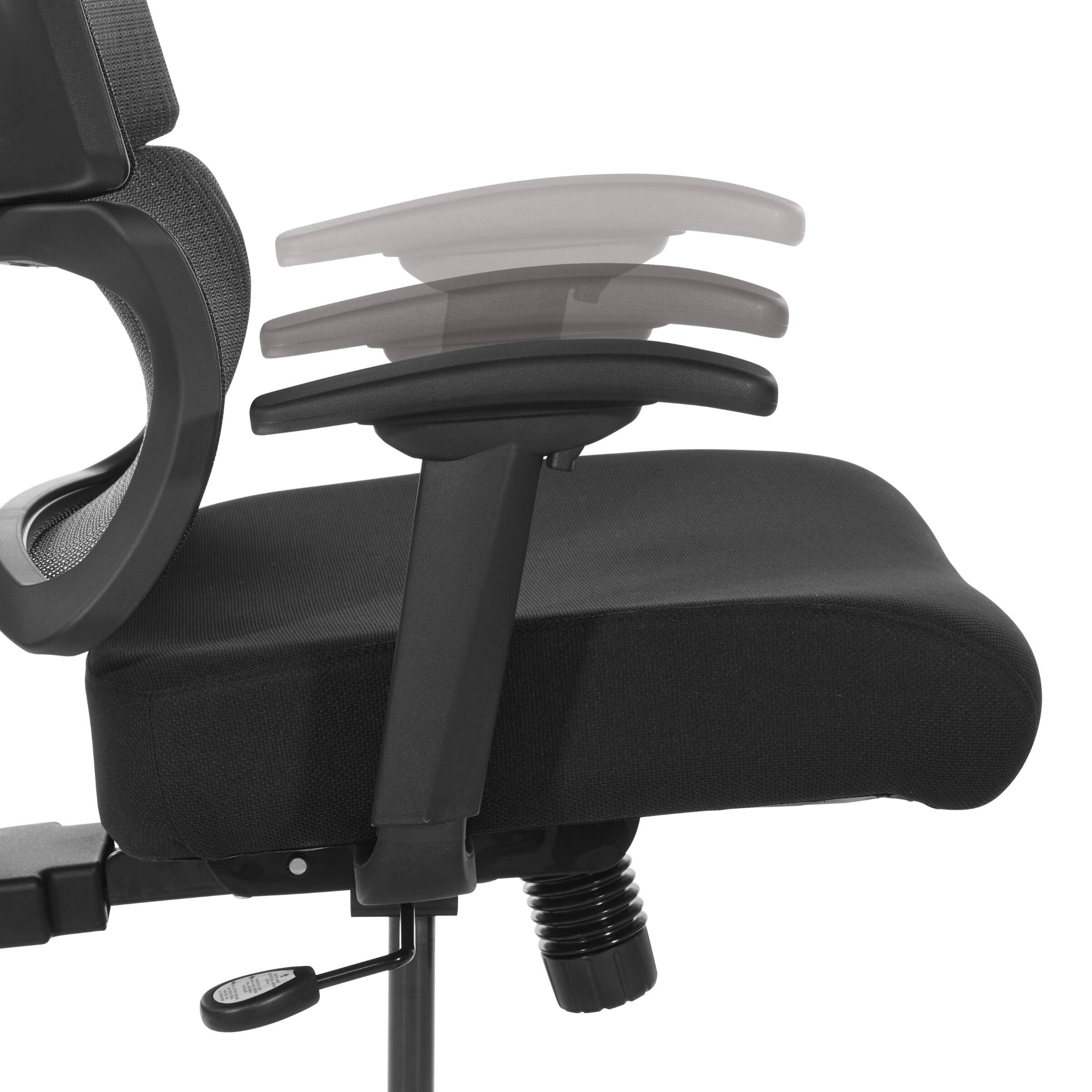 Alt View 6. Office Star Products - Vertical Matrix Back Manager's Chair - Black.