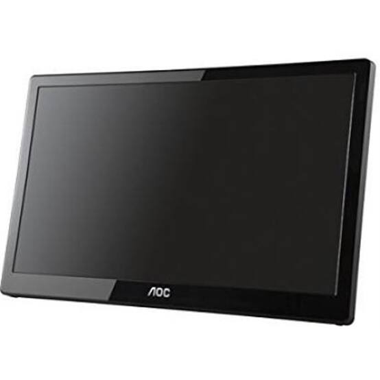 Angle. AOC - AOC E1659FWU 15.6" (1366x768) 8ms LED Monitor, Black - Black.